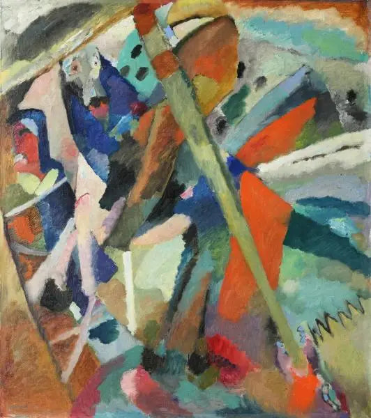 Saint Georges (II) - Vassily Kandinsky image 1 copie de tableau peinte à la main
