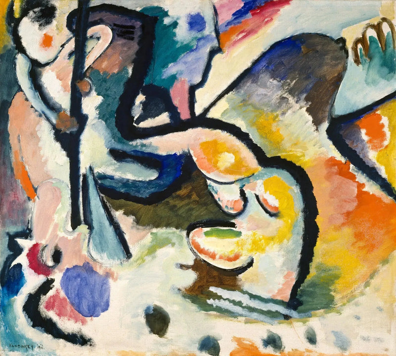 Saint Georges III - Vassily Kandinsky