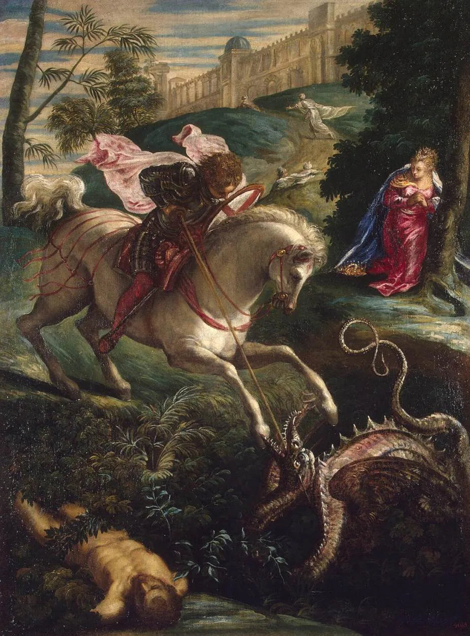 Saint-Georges - Jacopo Tintoretto image 1 reproduction artisanale de tableau