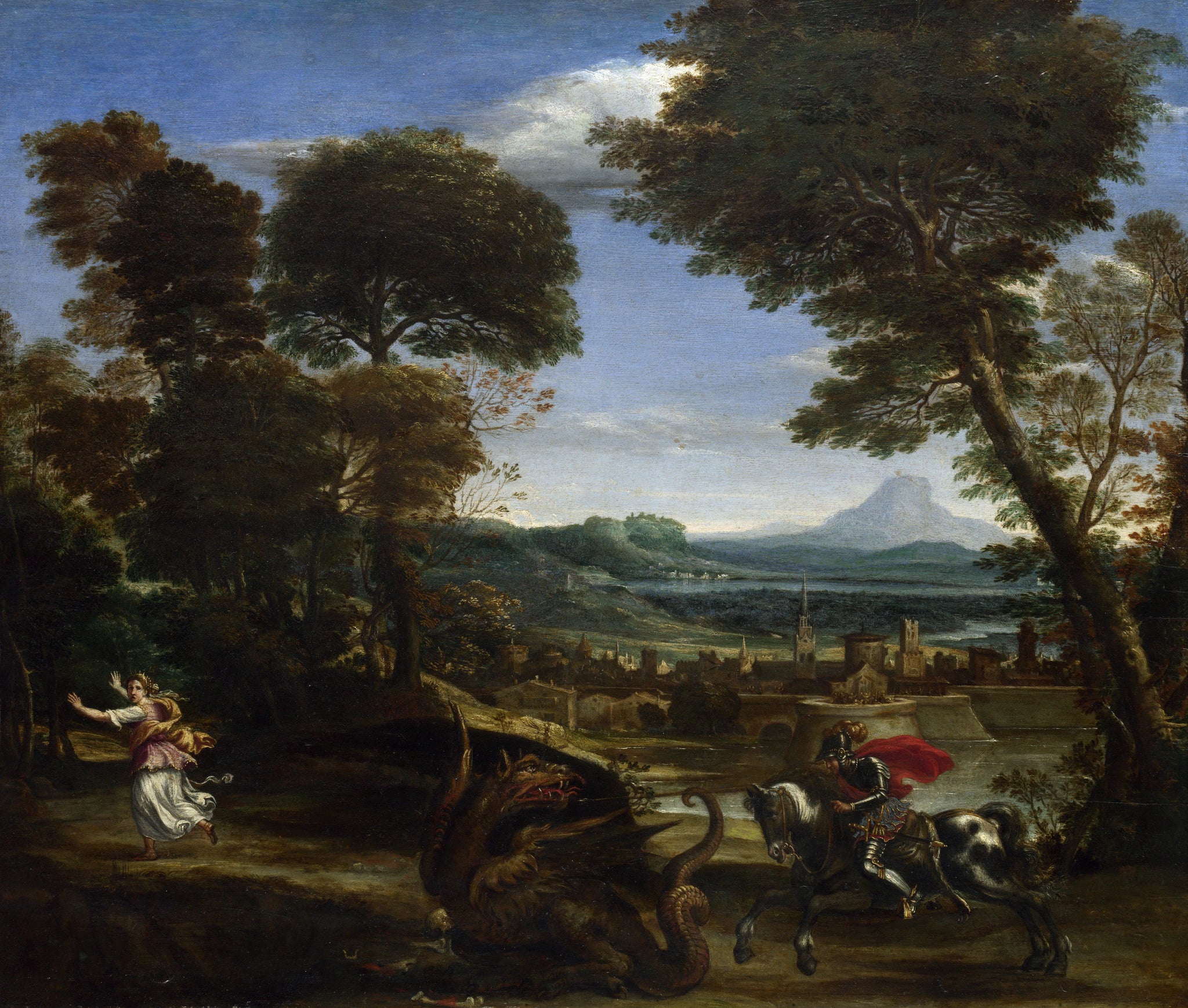 Saint Georges tuant le Dragon - Le Dominiquin