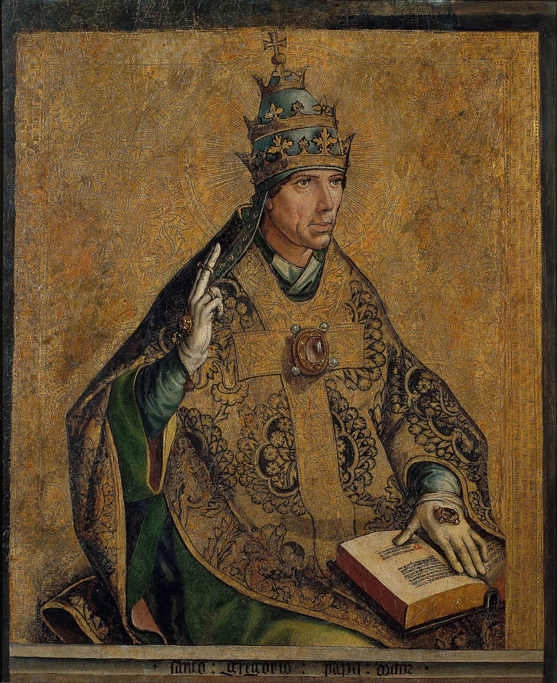 Saint Grégoire le Pape - Pedro Berruguete