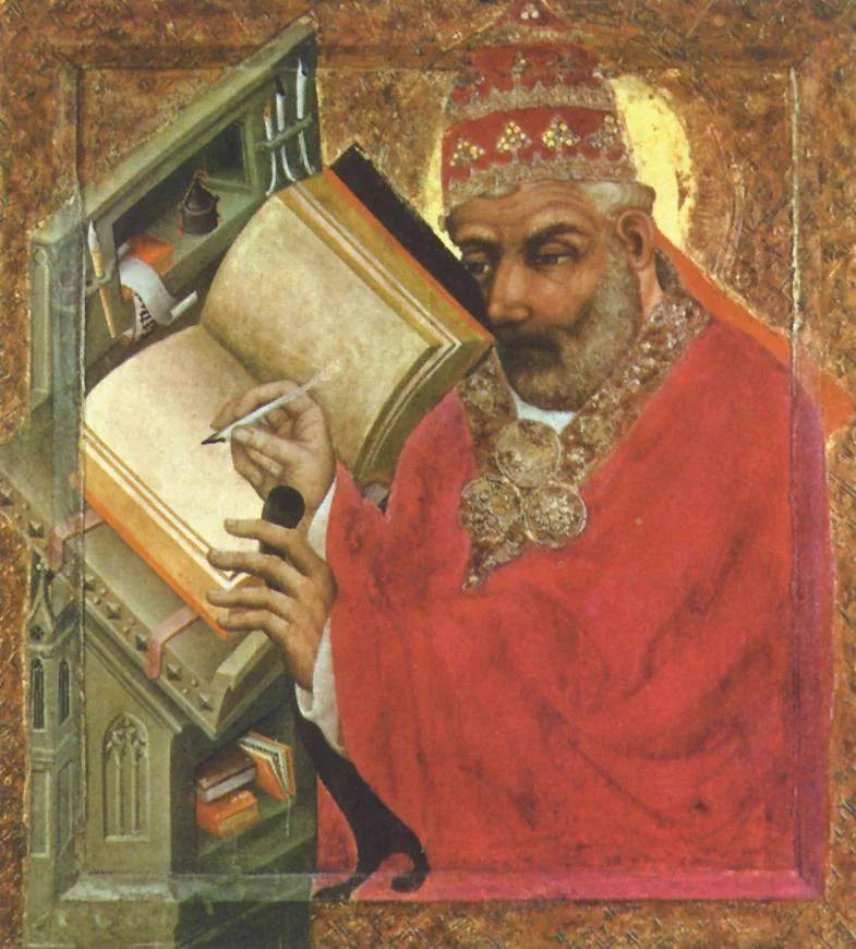 Saint Grégoire - Theodoric of Prague image 1 reproduction de peinture à l’huile