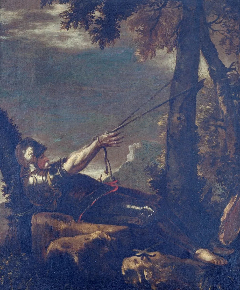 Saint Guillaume de Maleval - Salvator Rosa image 1 reproduction d’œuvre d’art à l’huile