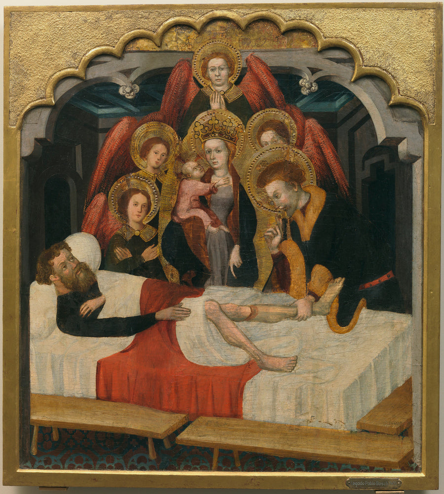 Saint Hippolyte guérit la jambe du bouvier Pierre - Lluis Borrassà