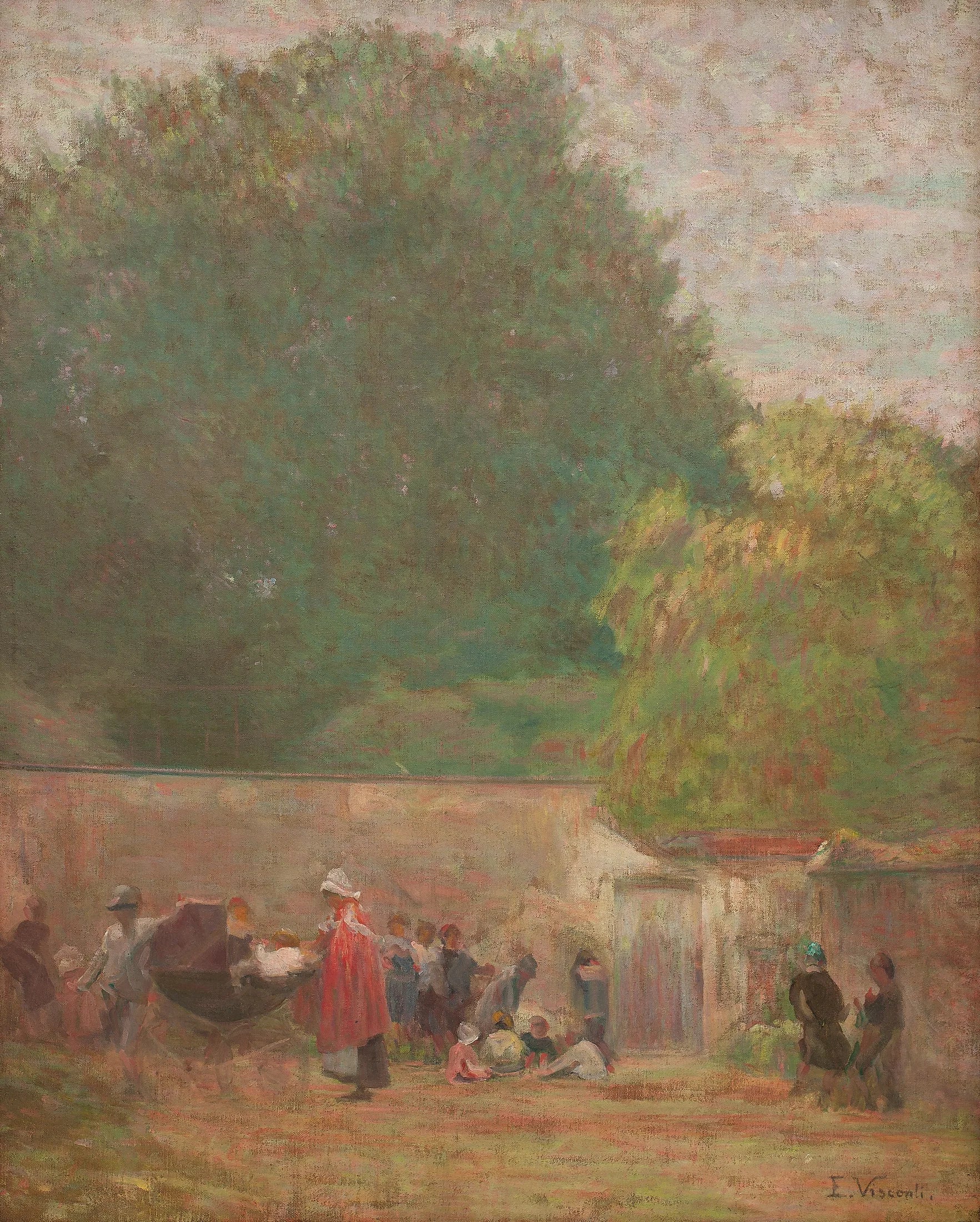 Saint Hubert - Eliseu Visconti image 1 copie de tableau peinte à la main