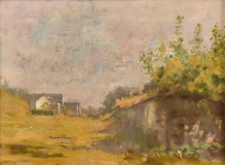 Saint Hubert - Estudo para « Ronda de crianças » - Eliseu Visconti image 1 copie peinte à la main à l’huile