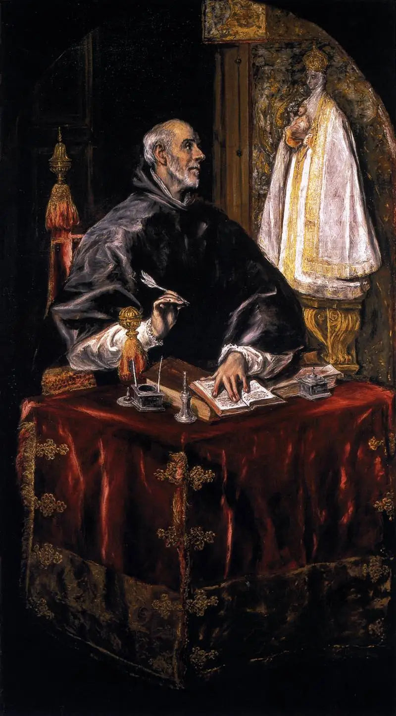 Saint Ildefonse - El Greco image 1 copie peinte à la main à l’huile