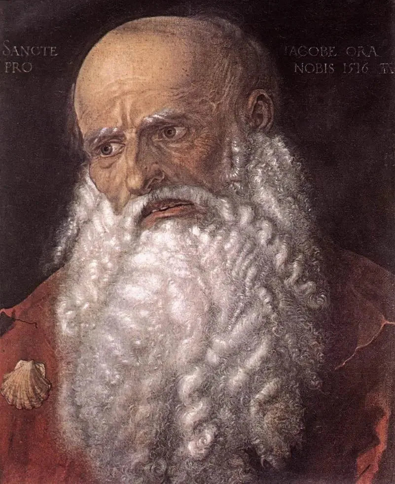 Saint Jacques - Albrecht Dürer image 1 copie de tableau peinte à la main