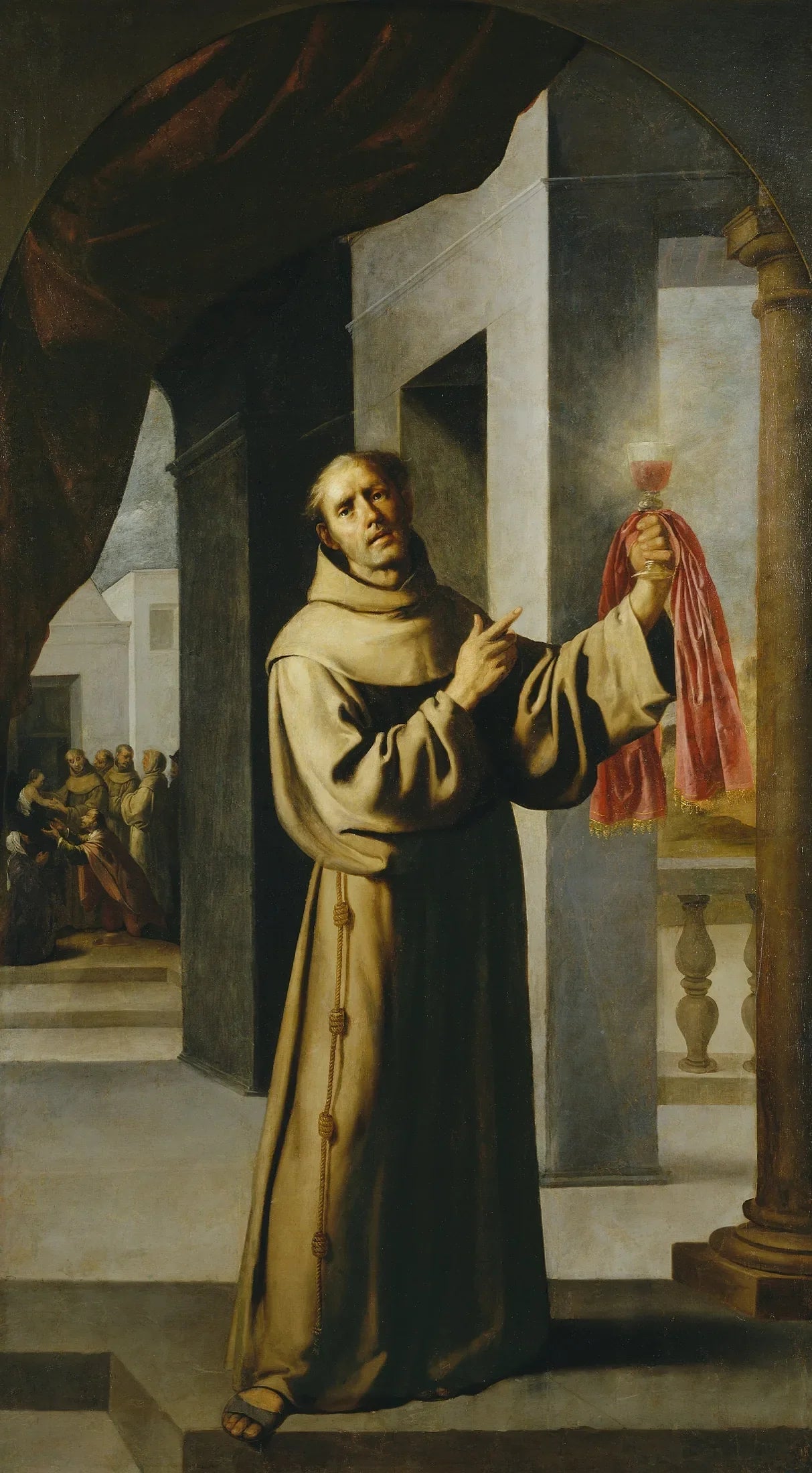 Saint-Jacques de la Marche - Francisco de Zurbarán image 1 copie peinte à la main à l’huile