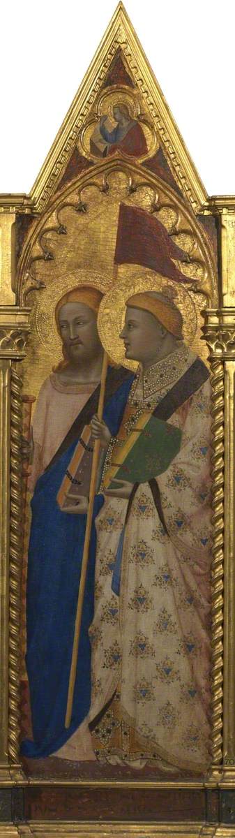 Saint Jacques le Majeur et Saint Étienne (polyptyque, panneau 5 sur 5) - Bernardo Daddi