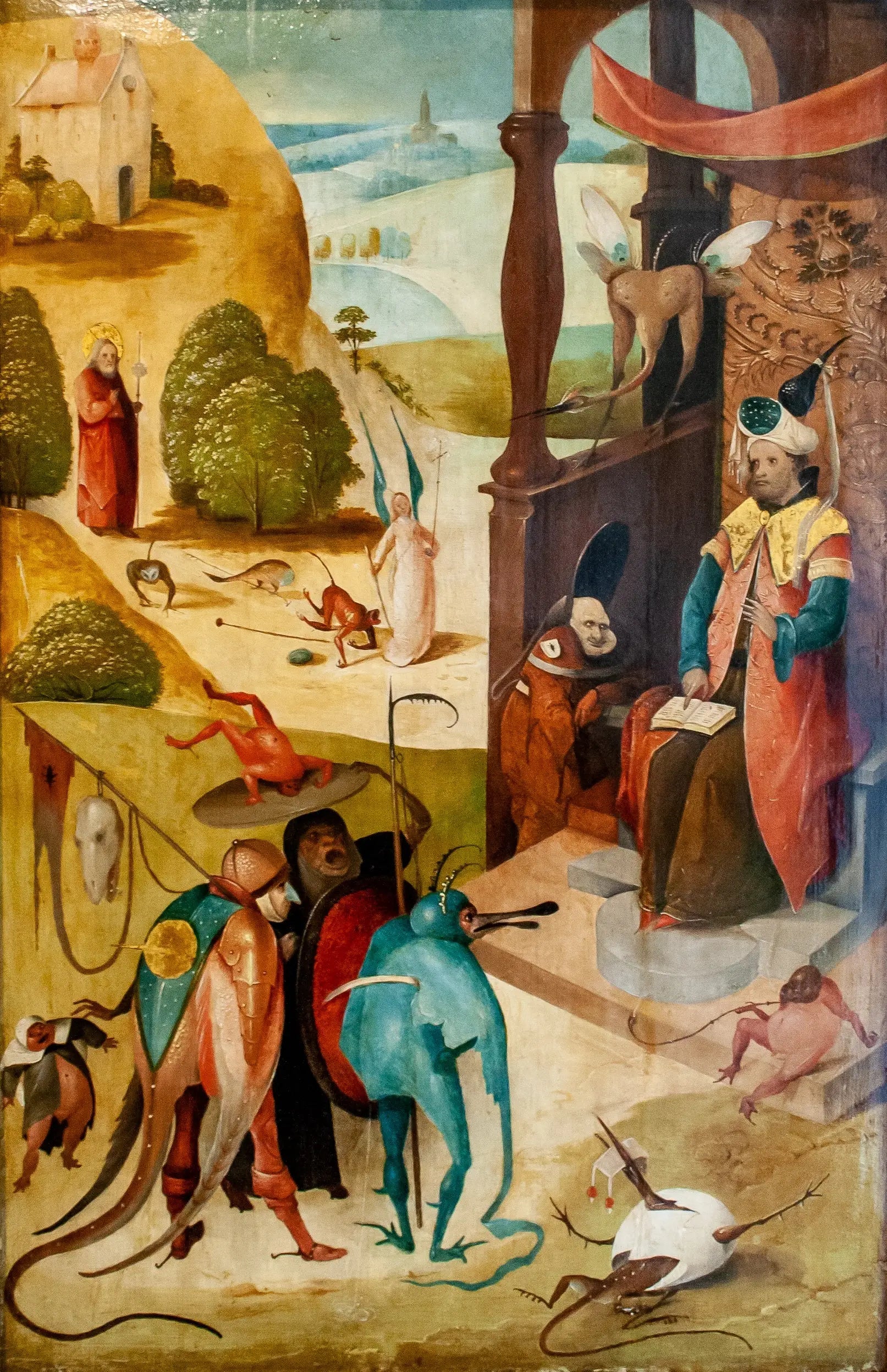 Saint Jacques le Majeur et le magicien Hermogène - Hieronymus Bosch image 1 reproduction réalisée par Alpha Reproduction