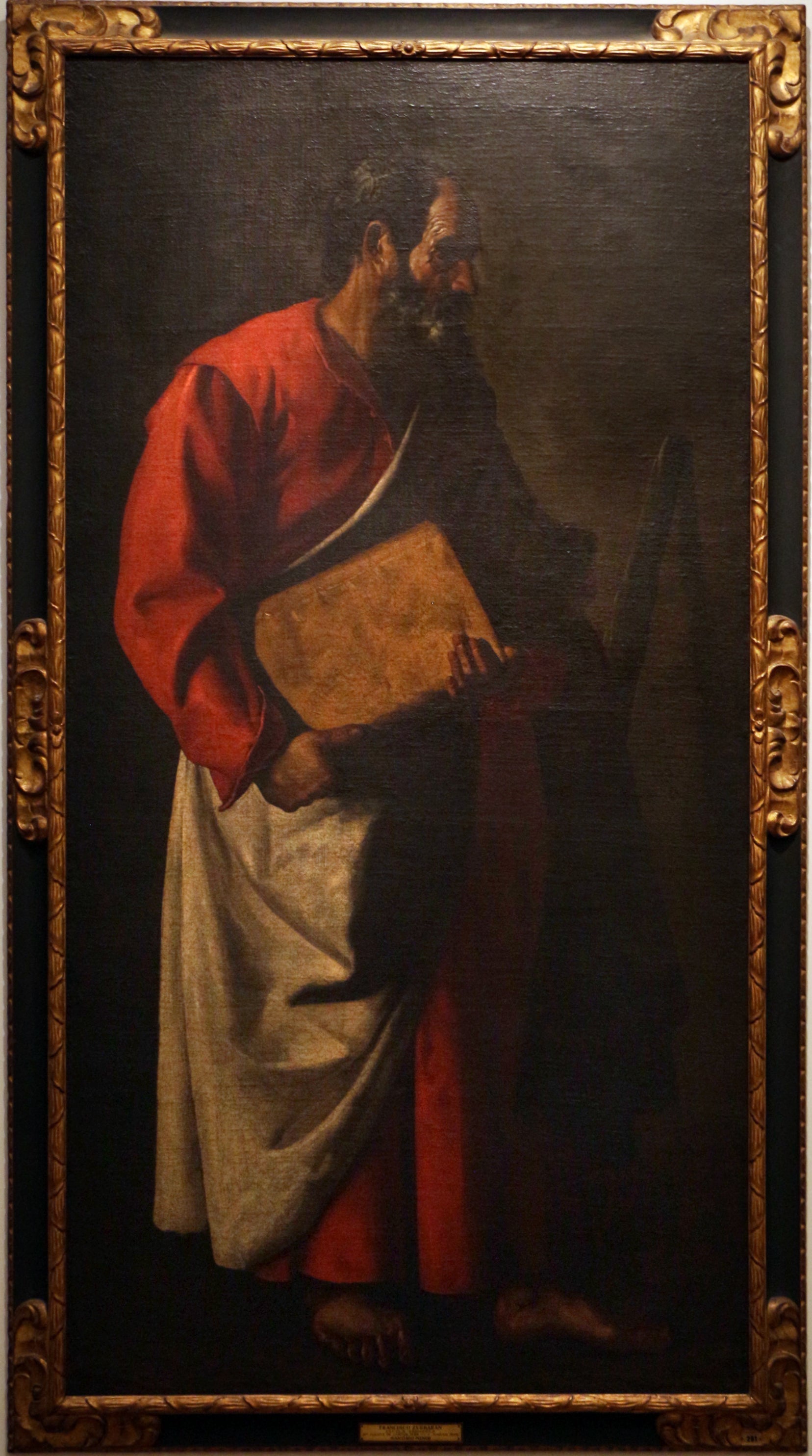 Saint Jacques le Mineur - Francisco de Zurbarán image 1 copie peinte à la main à l’huile