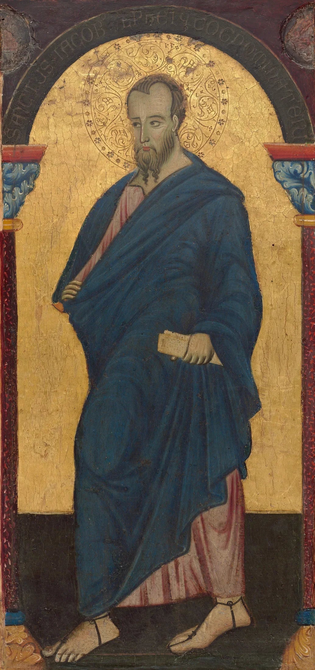 Saint Jacques le Mineur - Master of Saint Francis image 1 copie peinte à la main à l’huile