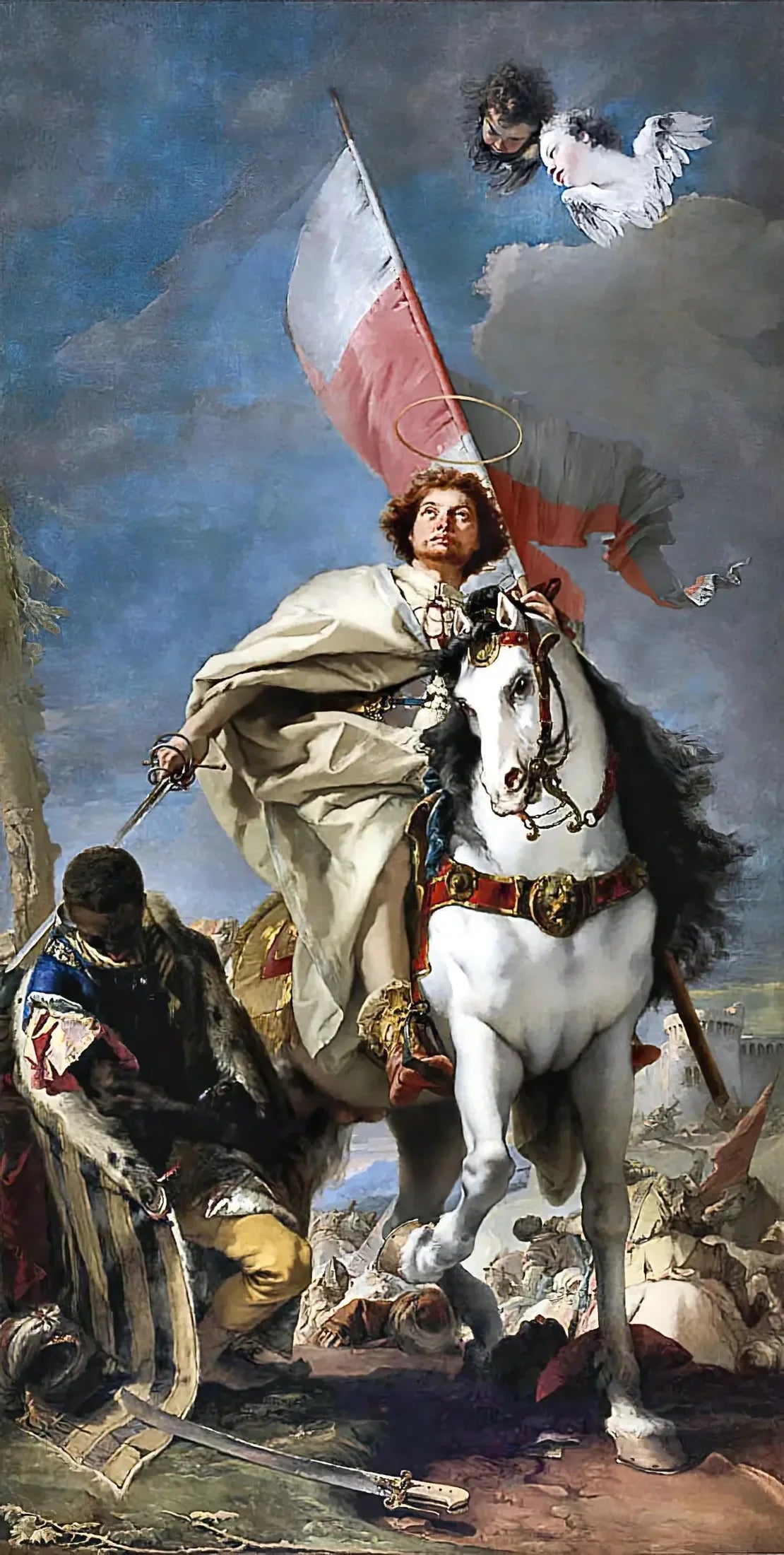 Saint Jacques Matamoros - Giovanni Battista Tiepolo image 1 copie de tableau peinte à la main