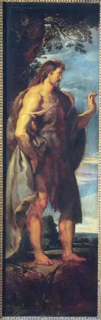 Saint Jean-Baptiste, 1611-1612 - Peter Paul Rubens image 1 reproduction artisanale de tableau