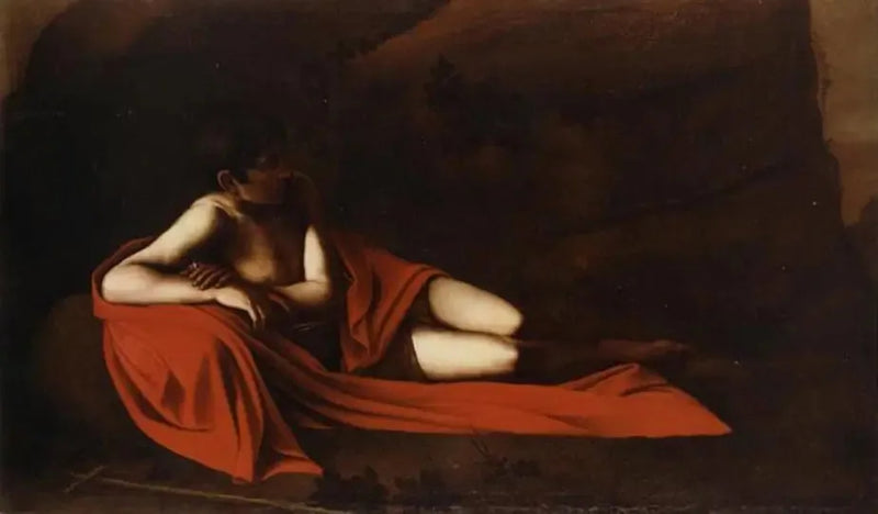 Saint Jean-Baptiste allongé - Le Caravage