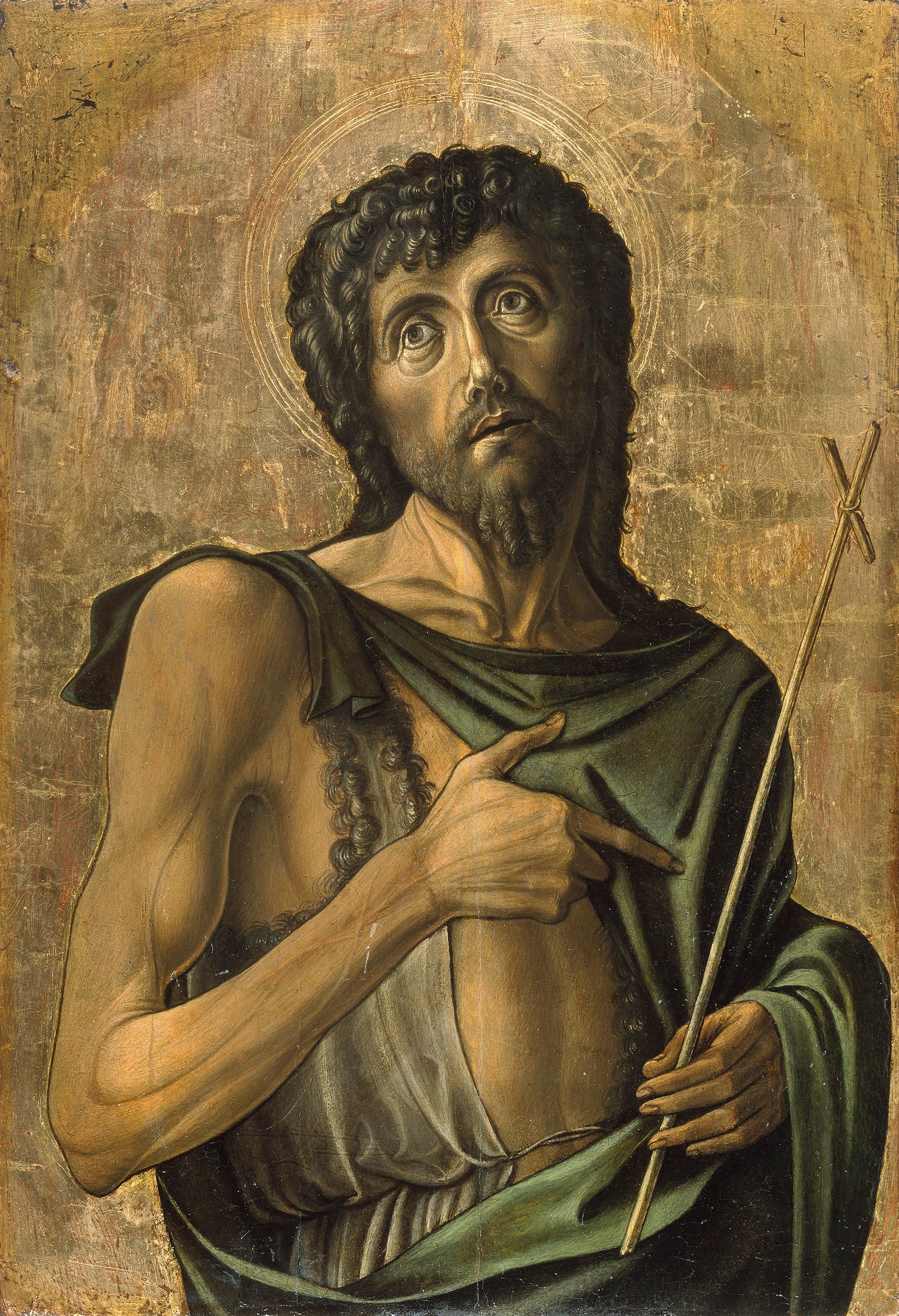 Saint Jean-Baptiste - Alvise Vivarini image 1 reproduction artisanale de tableau
