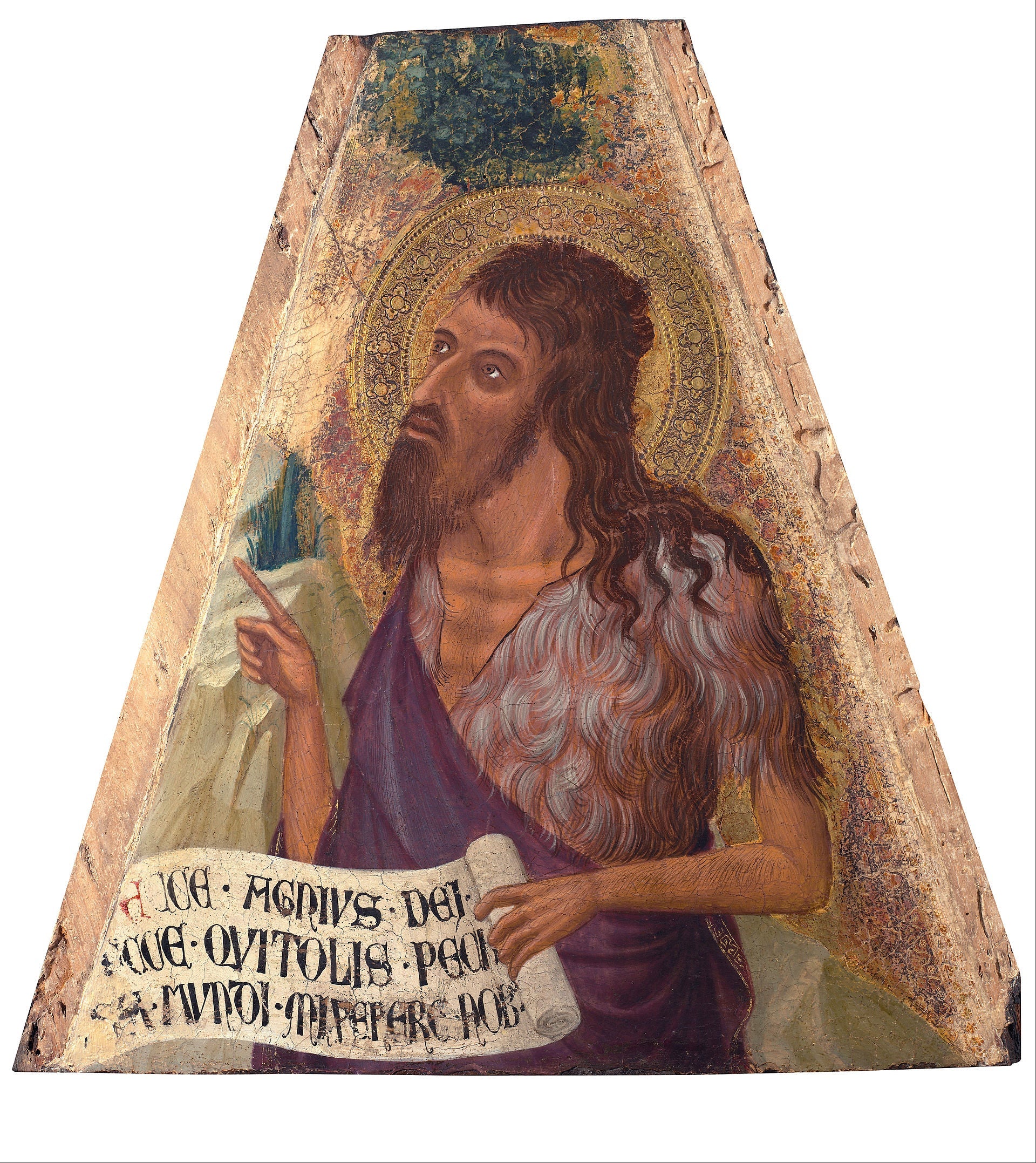 Saint Jean-Baptiste - Ambrogio Lorenzetti image 1 tableau peint à l’huile sur toile