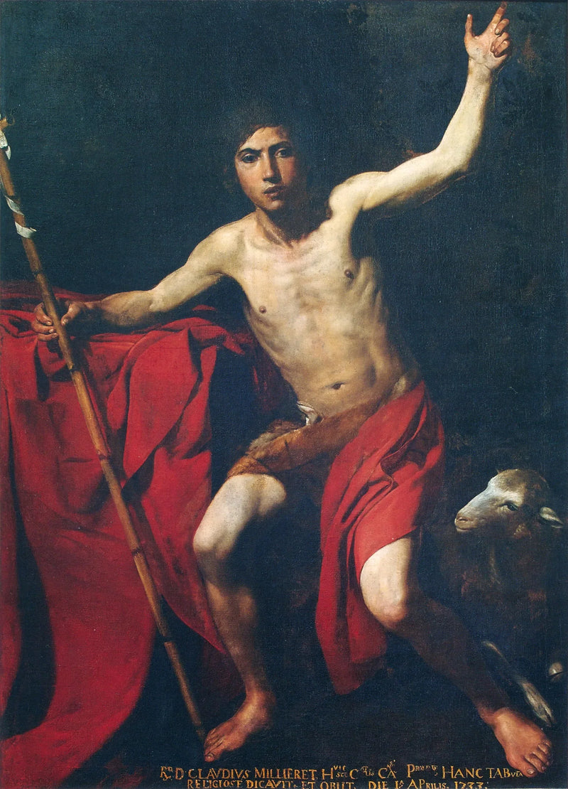 Saint Jean-Baptiste au désert, Saint-Jean-de-Maurienne, cathédrale Saint-Jean - Valentin de Boulogne