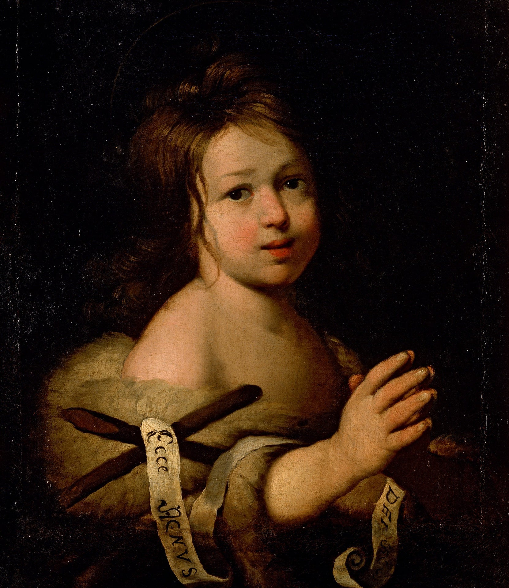 Saint Jean-Baptiste - Bernardo Strozzi image 1 copie de tableau peinte à la main