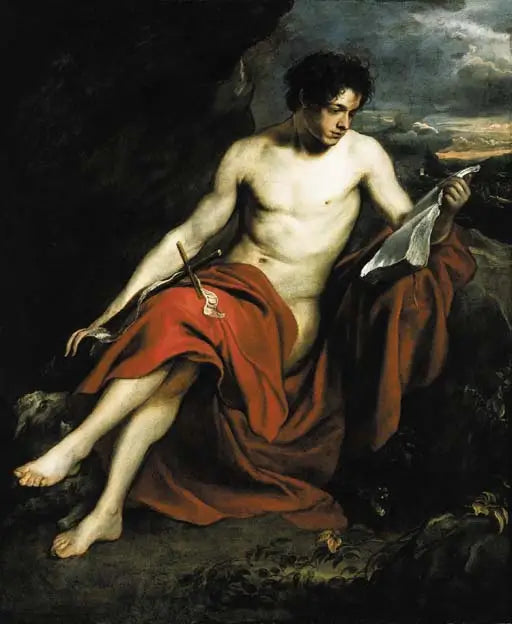 Saint Jean-Baptiste dans le désert - Antoine van Dyck image 1 reproduction d’œuvre d’art à l’huile