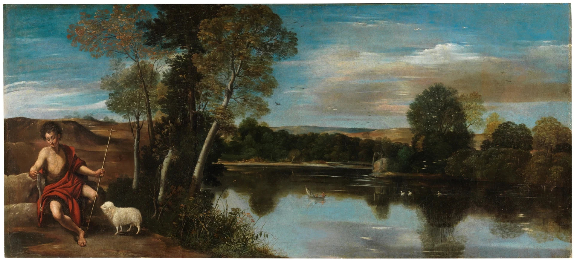 Saint Jean-Baptiste dans un paysage - Juan Bautista Maíno