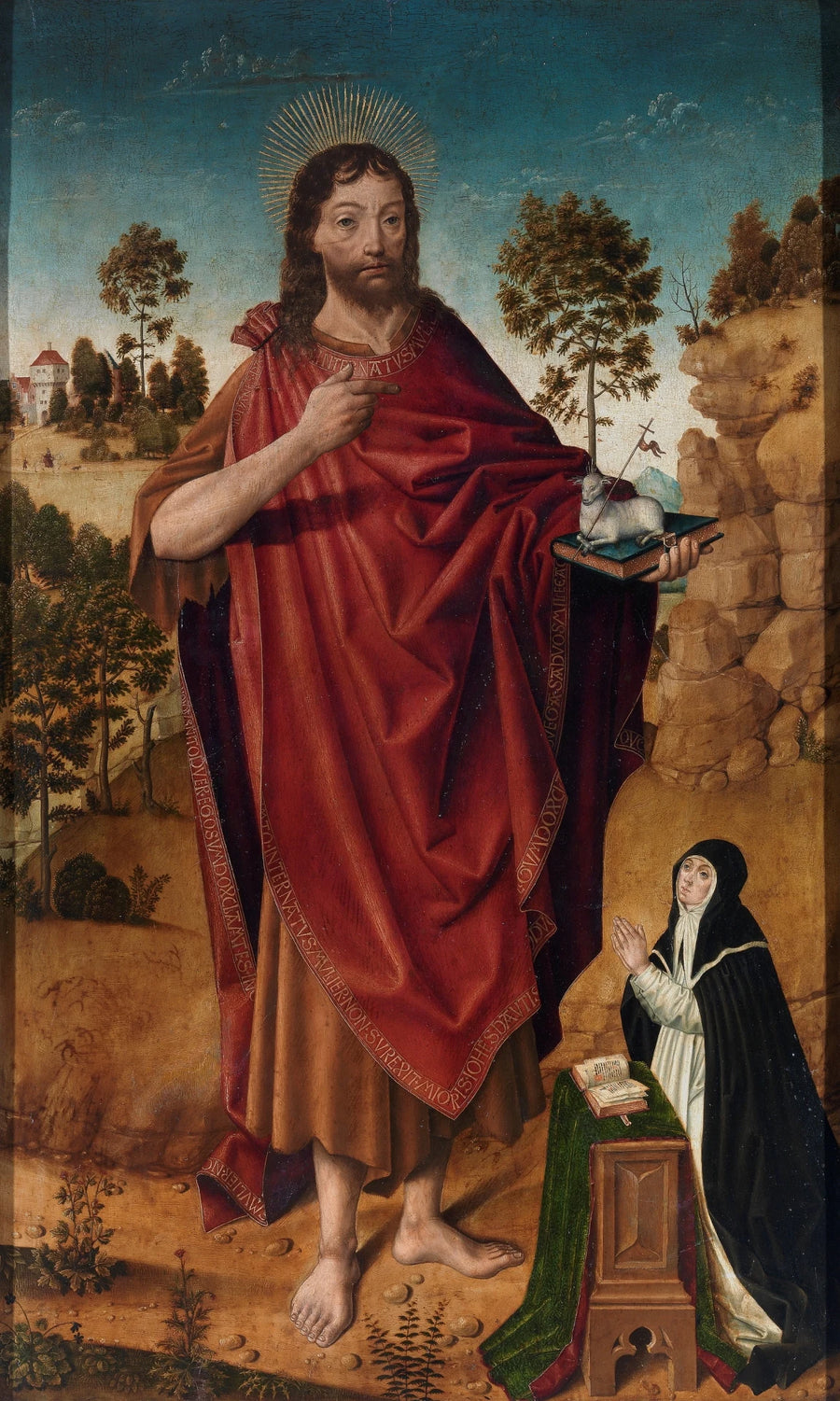 Saint Jean-Baptiste et un donateur - Diego de la Cruz