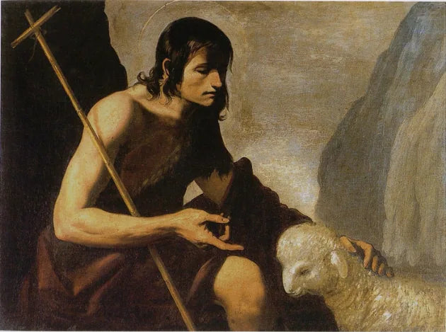 Saint Jean-Baptiste - Francisco de Zurbarán image 1 reproduction de peinture à l’huile