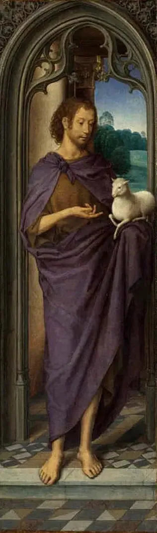 Saint Jean-Baptiste - Hans Memling image 1 reproduction de peinture à l’huile