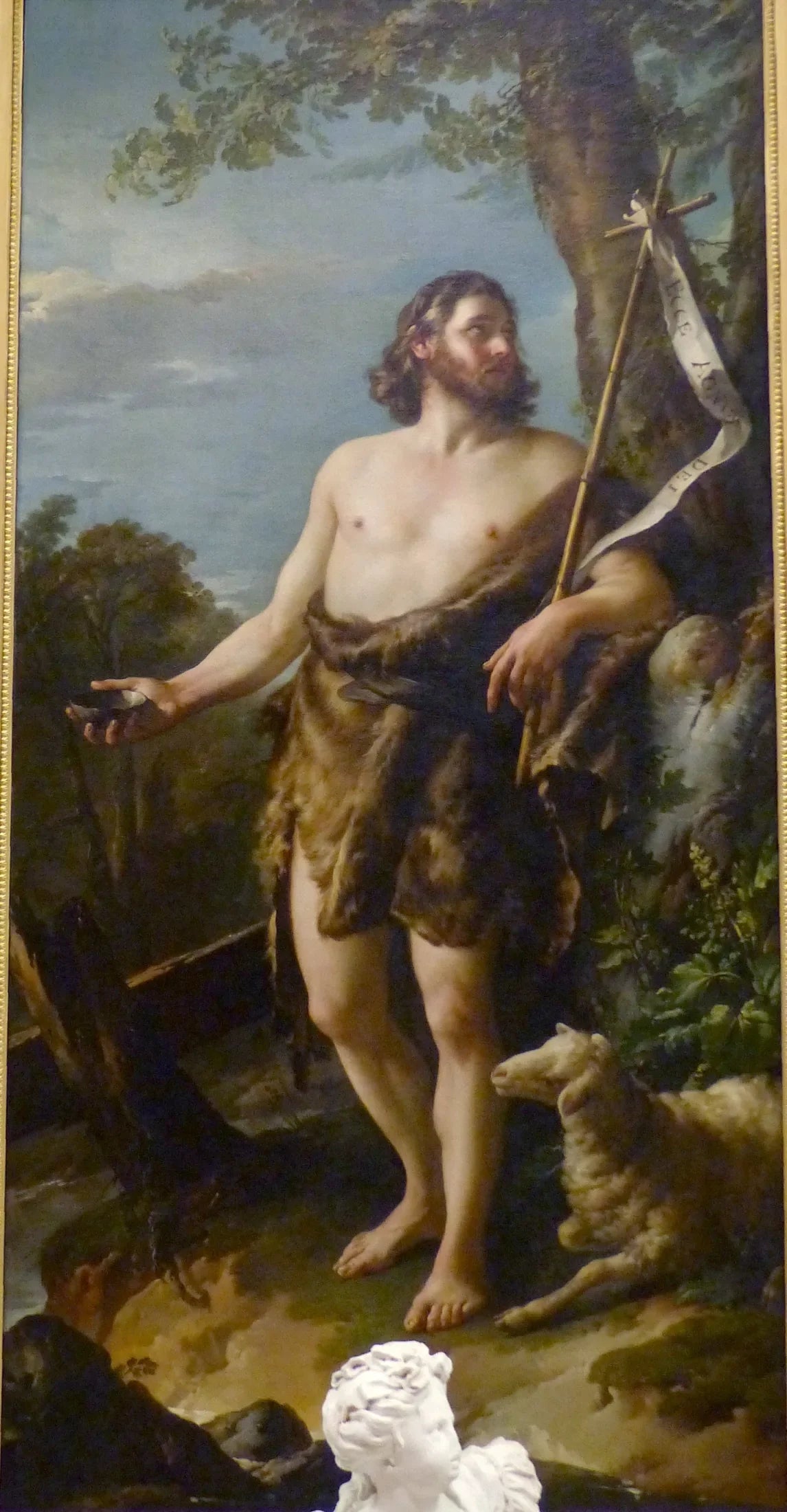 Saint Jean-Baptiste - Joseph-Marie Vien image 1 tableau peint à l’huile sur toile