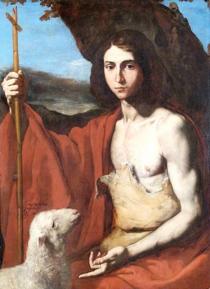 Saint Jean-Baptiste - Jusepe de Ribera image 1 copie de tableau peinte à la main