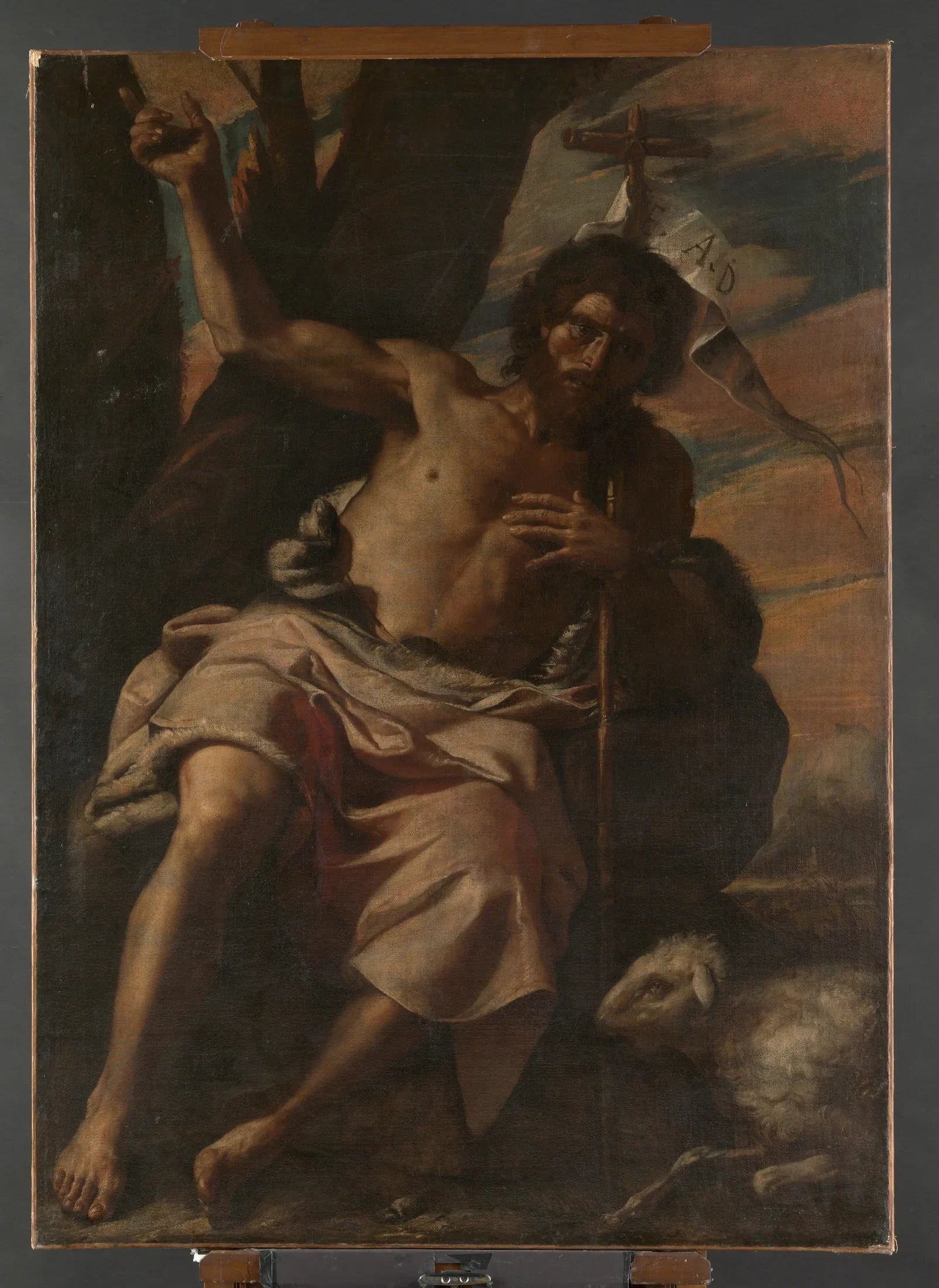 Saint Jean-Baptiste prêchant - Mattia Preti image 1 tableau peint à l’huile sur toile