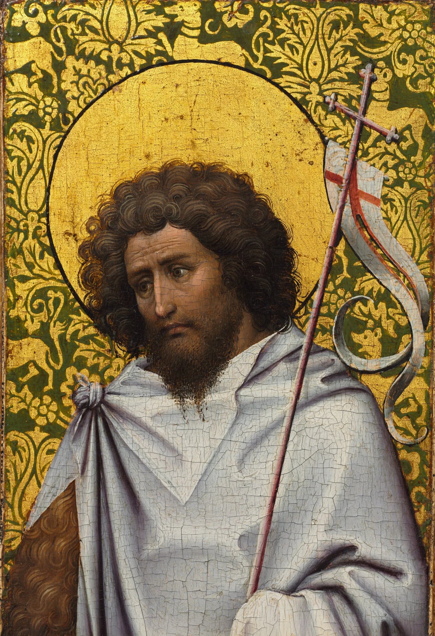 Saint Jean-Baptiste - Robert Campin image 1 copie de tableau peinte à la main