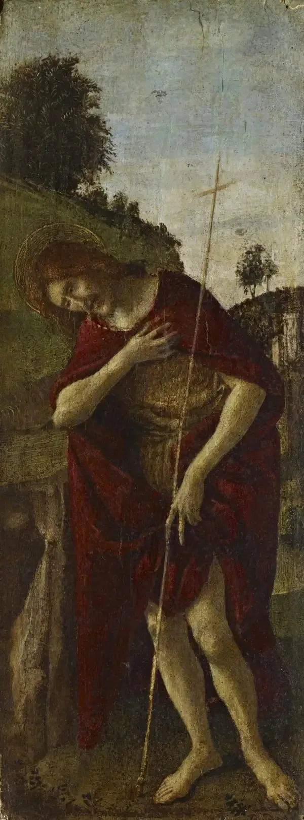 Saint Jean-Baptiste - Sandro Botticelli image 1 reproduction artisanale de tableau