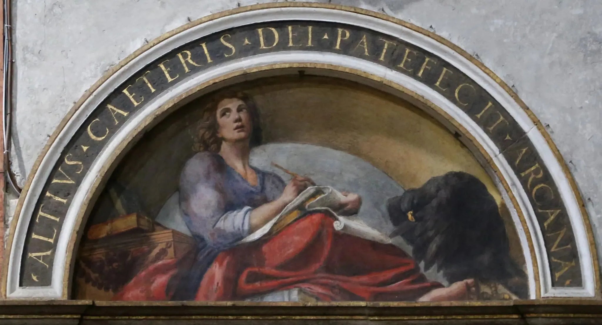 Saint-Jean-et-l'Aigle - Antonio da Correggio image 1 tableau peint à l’huile sur toile