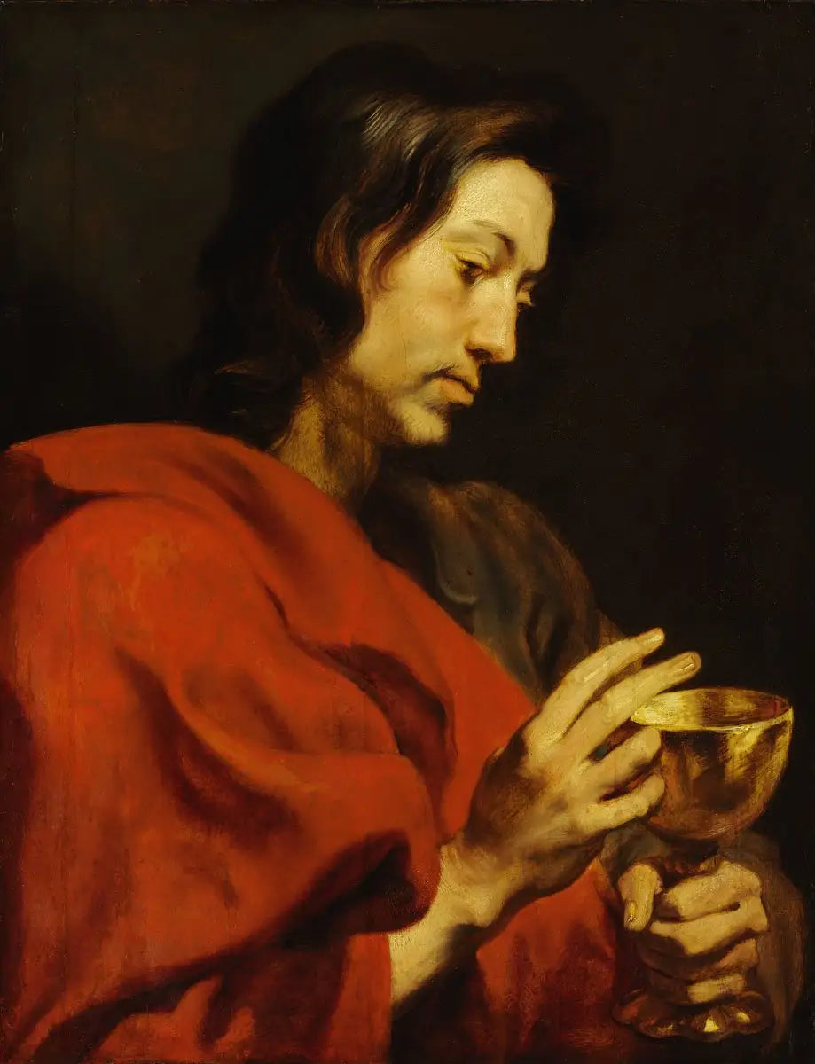 Saint Jean l'Évangéliste - Antoine van Dyck image 1 reproduction réalisée par Alpha Reproduction