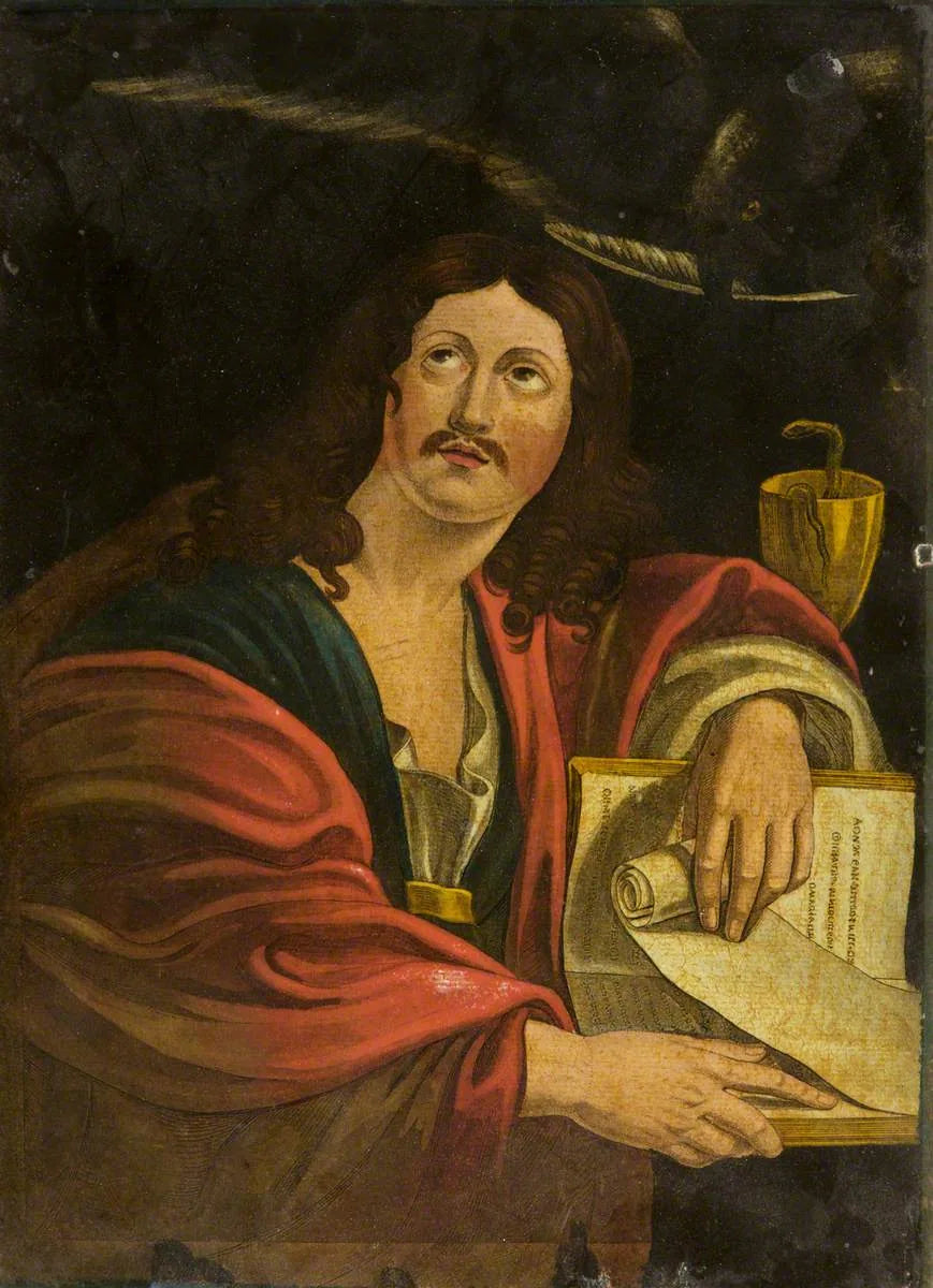 Saint Jean l'Évangéliste (?) - Domenichino image 1 reproduction d’œuvre d’art à l’huile