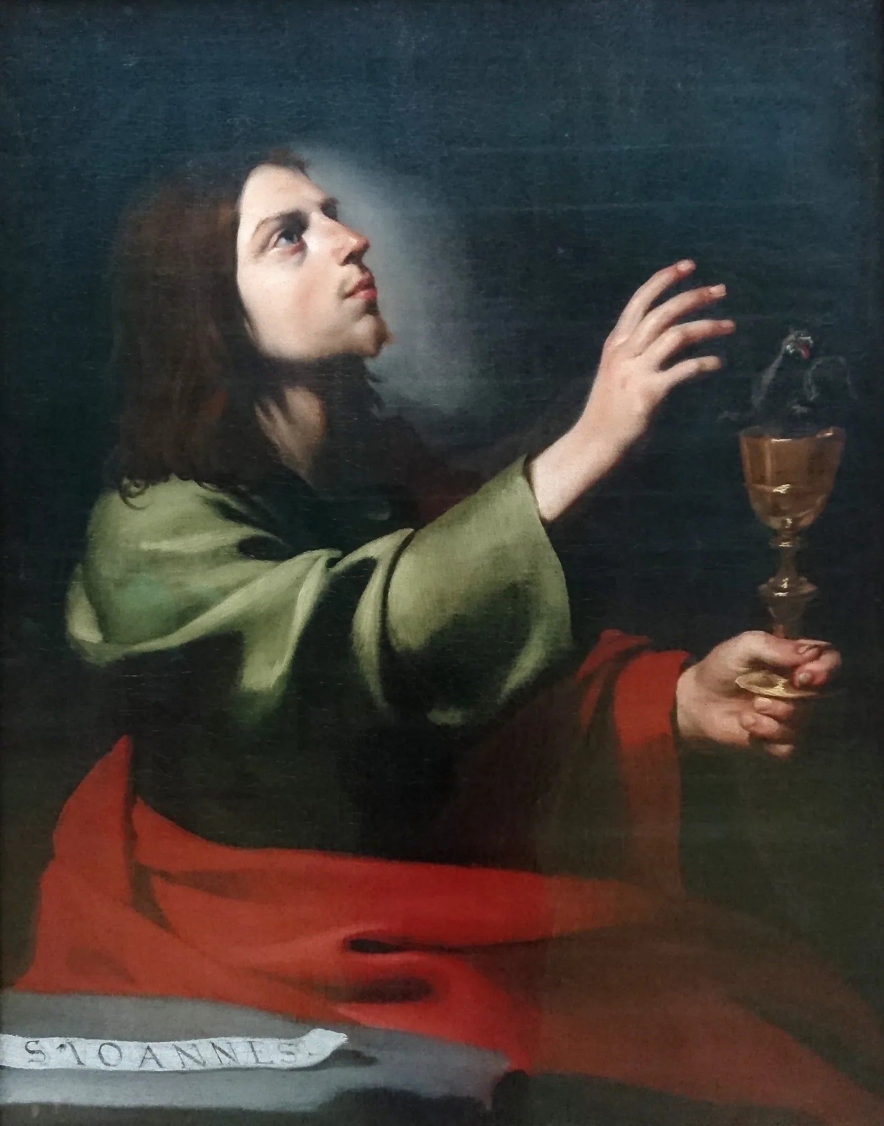 Saint-Jean l'évangéliste - Jusepe de Ribera image 1 reproduction d’œuvre d’art à l’huile