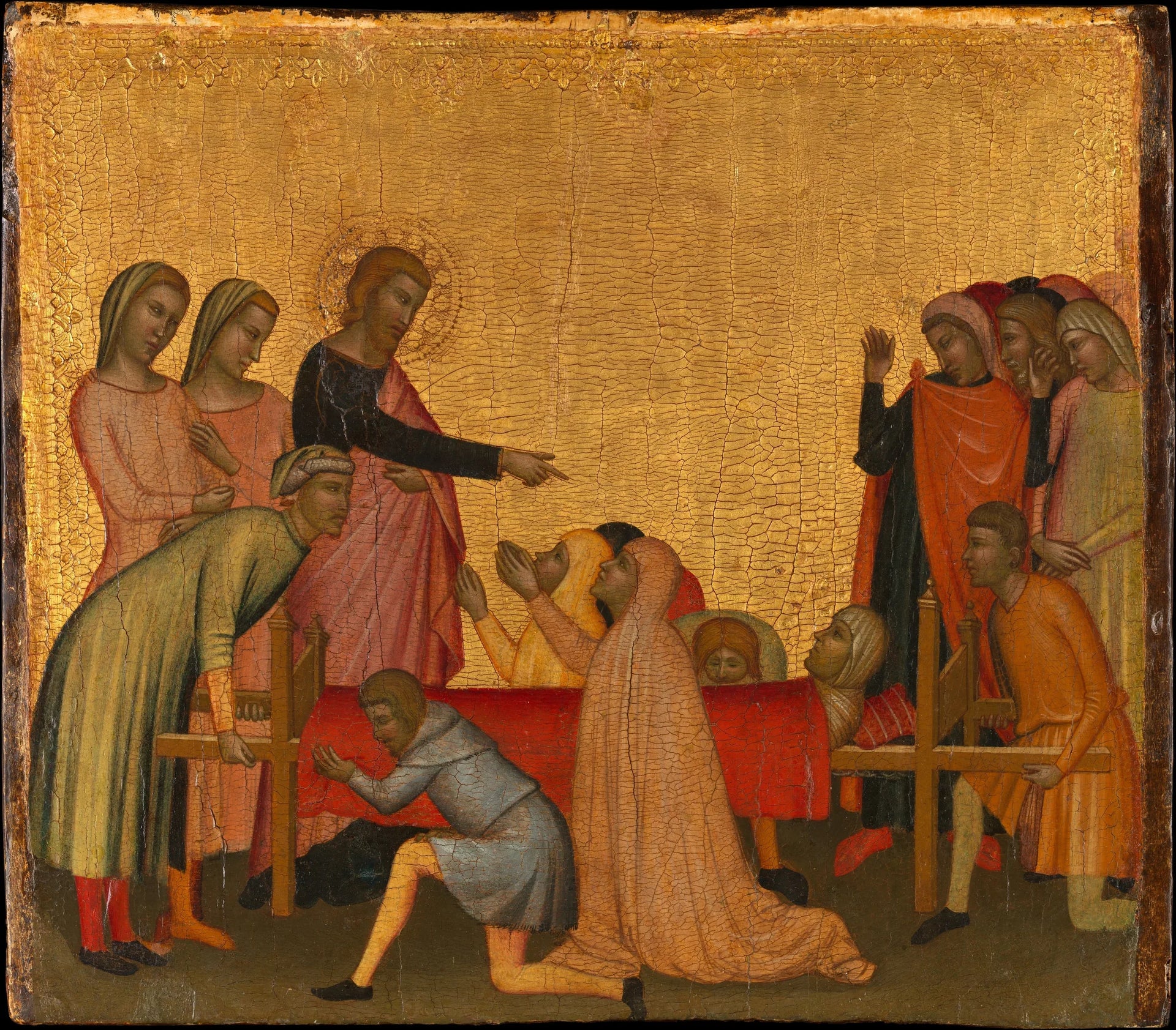 Saint Jean l'Évangéliste ressuscite Satheus - Francescuccio Ghissi image 1 copie de tableau peinte à la main