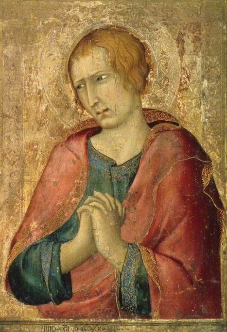 Saint Jean l'Évangéliste - Simone Martini image 1 copie peinte à la main à l’huile
