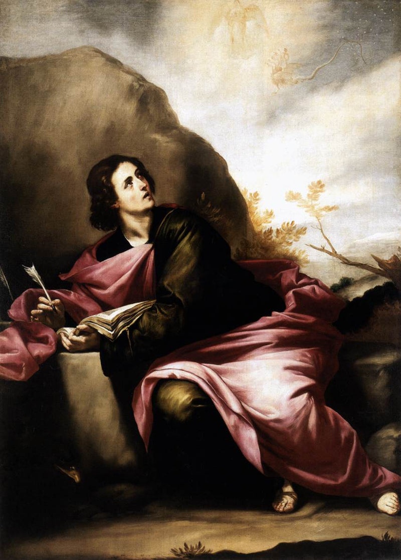 Saint Jean l'Évangéliste sur Pathmos - Alonso Cano