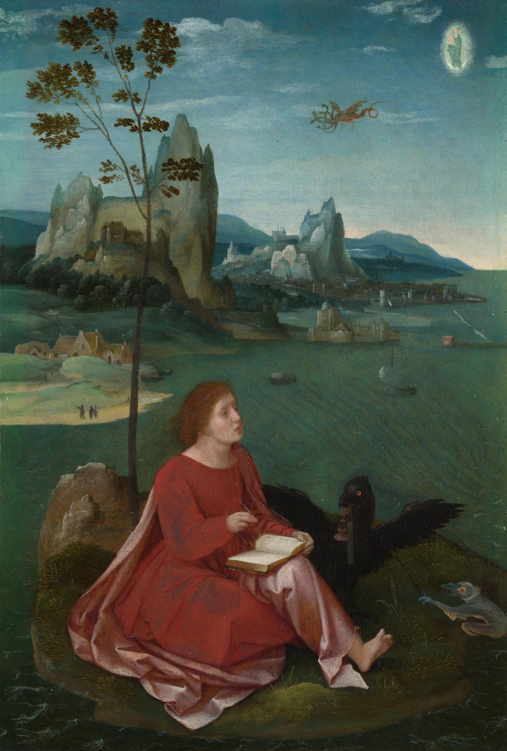Saint Jean de Patmos - Maître des demi-figures