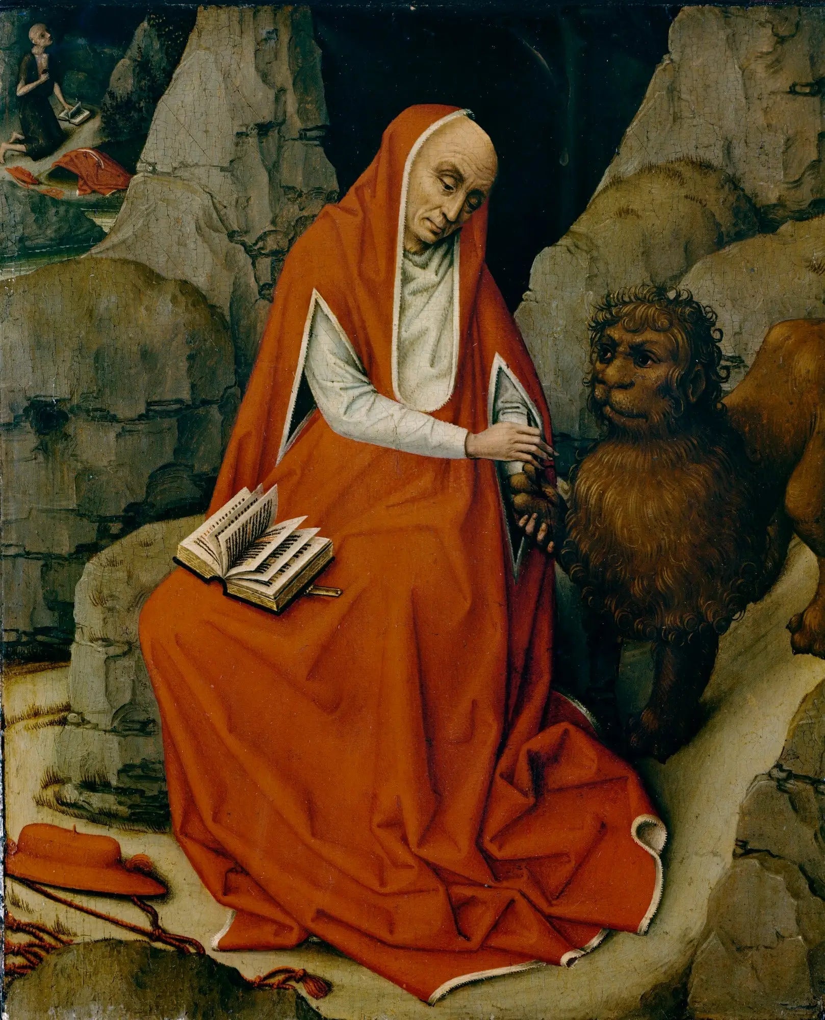 Saint Jérôme au désert - Rogier van der Weyden image 1 reproduction de peinture à l’huile