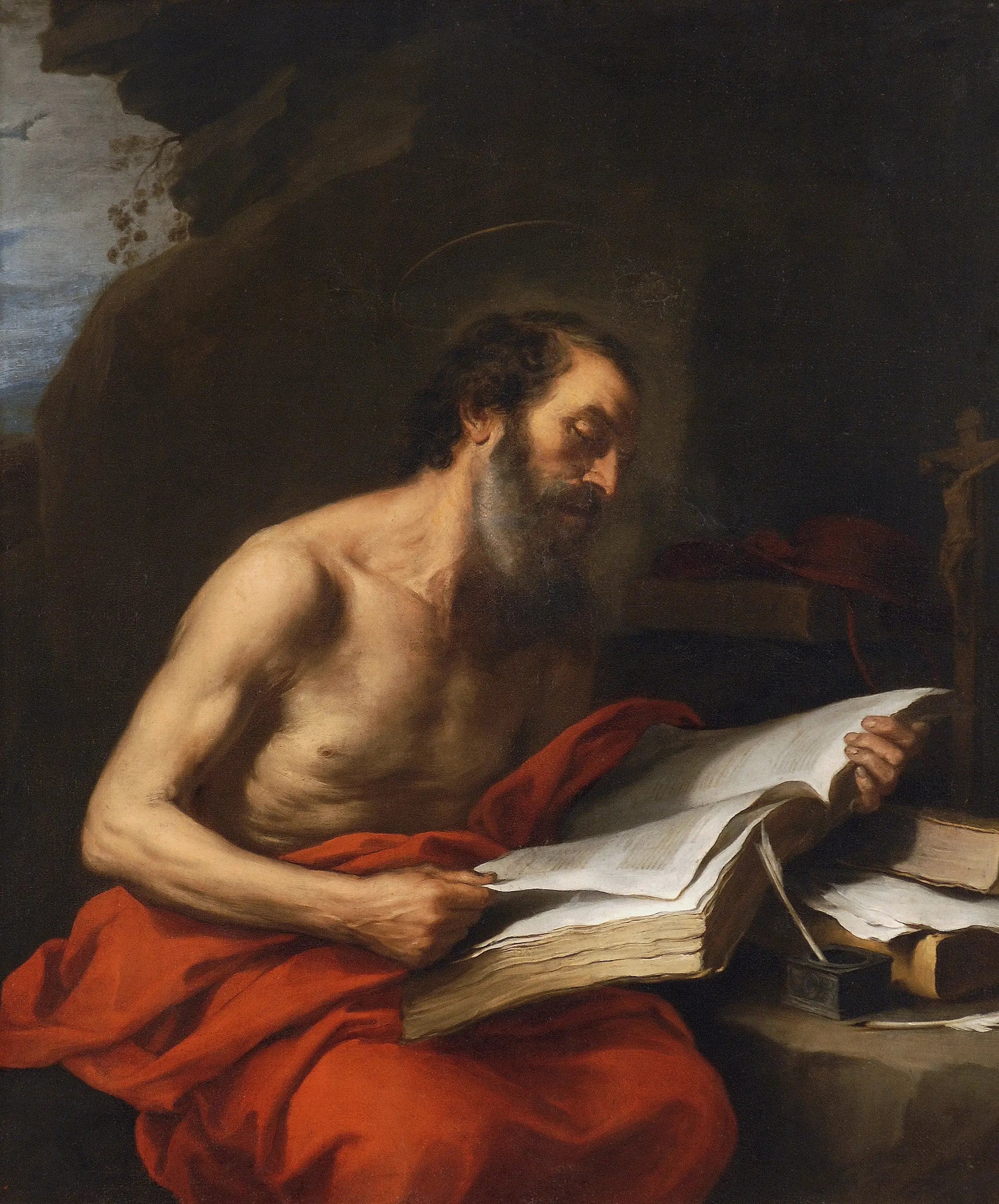 Saint Jérôme - Bartolomé Esteban Murillo image 1 reproduction de peinture à l’huile