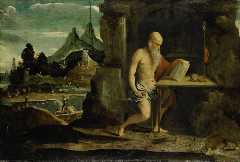 Saint Jérôme - Bernardino da Asola