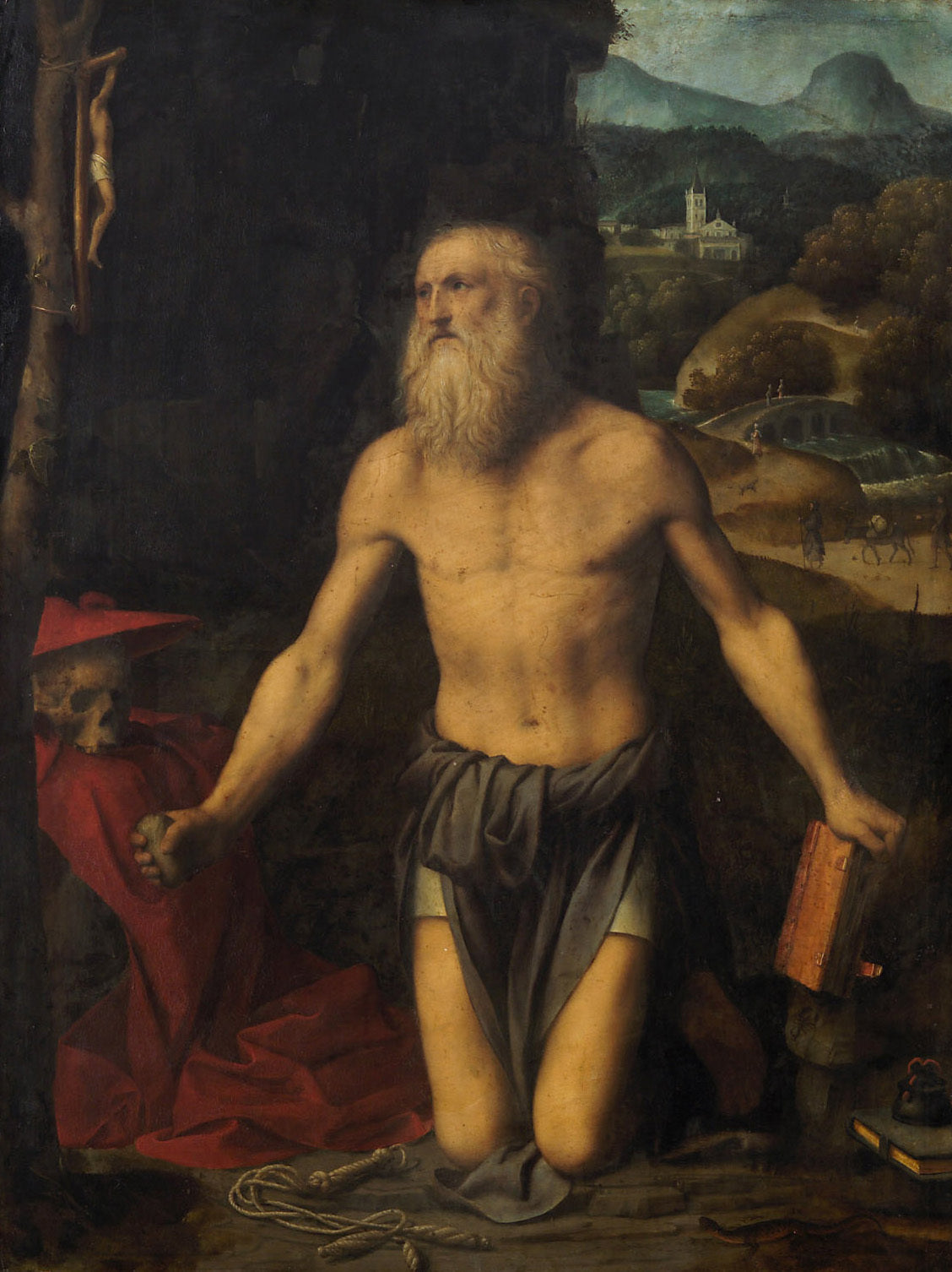 Saint Jérôme - Bernardino Luini image 1 reproduction artisanale de tableau