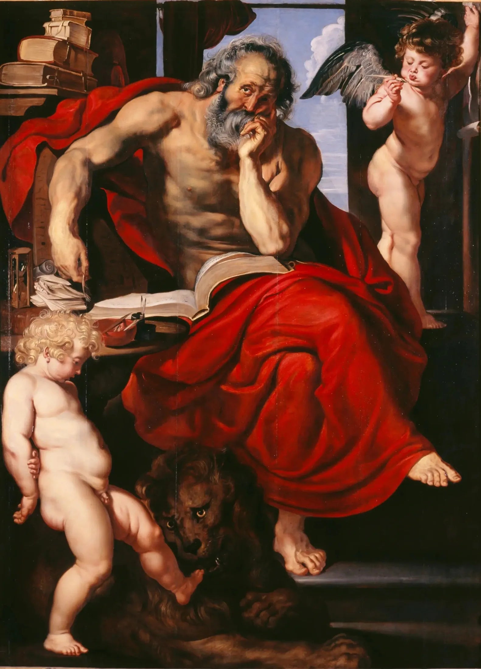 Saint Jérôme dans son bureau - Peter Paul Rubens image 1 reproduction d’œuvre d’art à l’huile