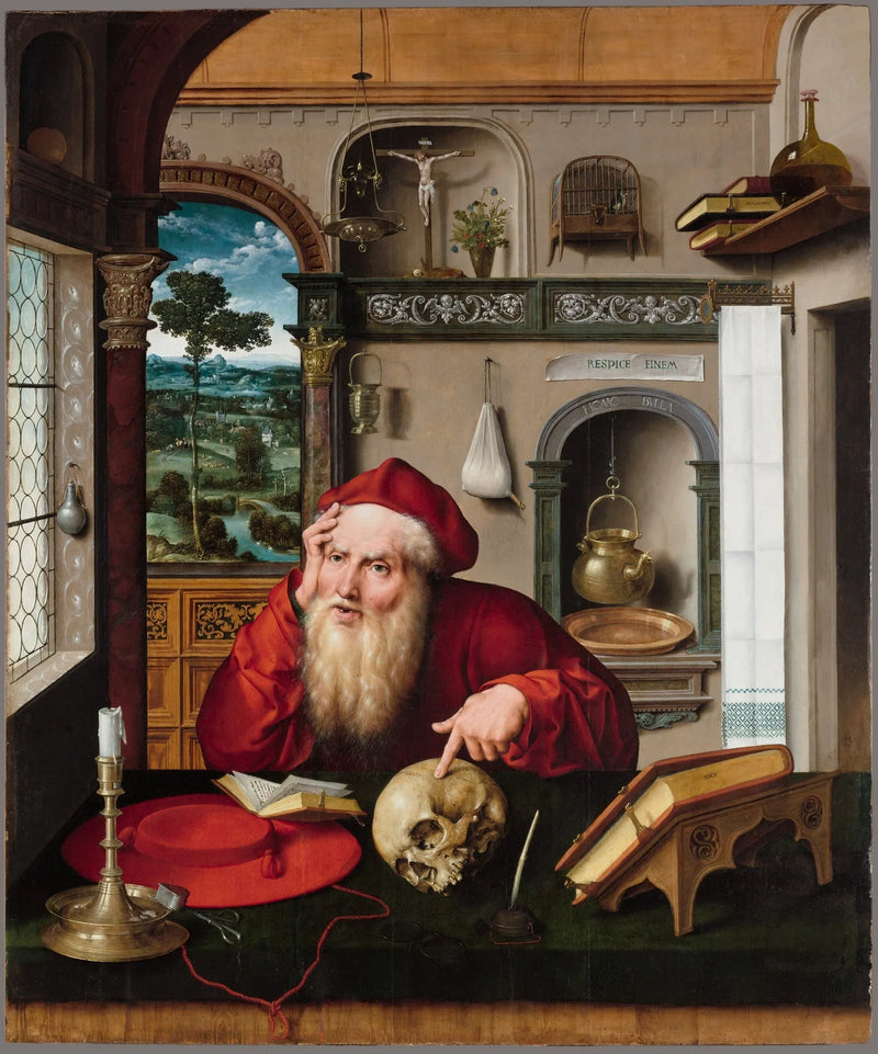 Saint Jérôme dans son cabinet de travail - Joos van Cleve