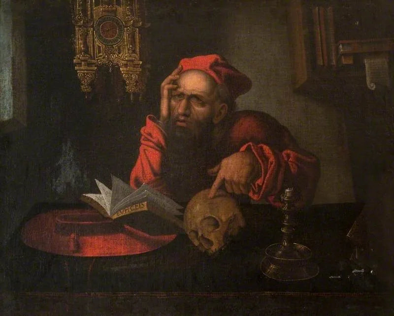 Saint Jérôme dans son cabinet de travail - Joos van Cleve image 1 reproduction artisanale de tableau