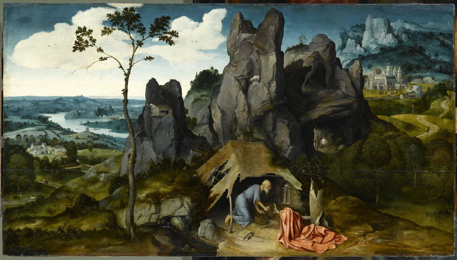 Saint Jérôme en pénitence, dans le désert - Joachim Patinir